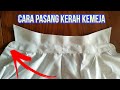 Cara Menjahit Kerah Kemeja Ke Badan