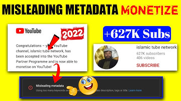 {627K Sub🤑} How I Monetize Misleading Metadata YouTube {2022}