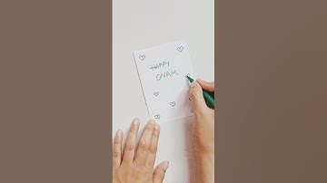Onam Greeting Card Idea how to make onam card| easy handmade onam card 2022 | onam festival card
