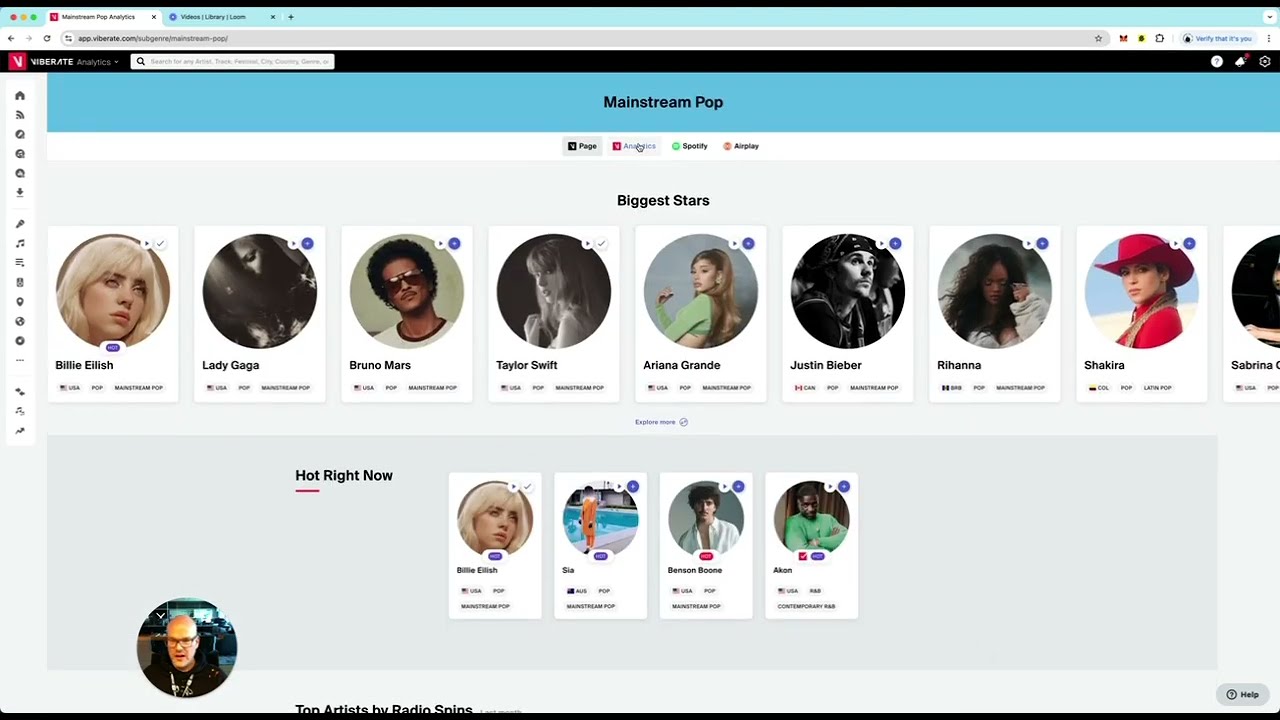 Music Data Masterclass // Overview of Viberate Platform