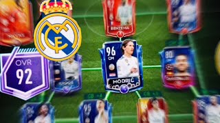 REAL MADRID TEAM IN FIFA MOBILE 19 ! With TOTY masters Modric , Ramos and Bale - Gameplay and packs