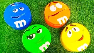 Satisfying Video | Unpacking and Mixing Rainbow Candy in 4 M&M'S Boxes ASMR