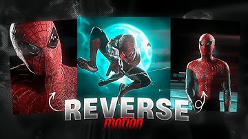 Spiderman Reverse motion edit on Capcut Pro / Smooth reverse tutorial