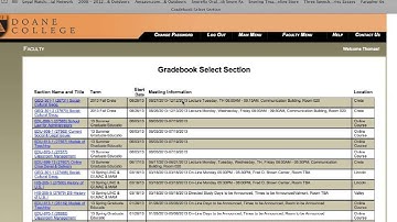 WebAdvisor Attendance Setup
