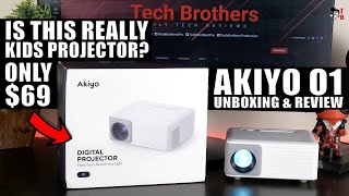 AKIYO O1 REVIEW: 480P Projector Enough For Home Theater