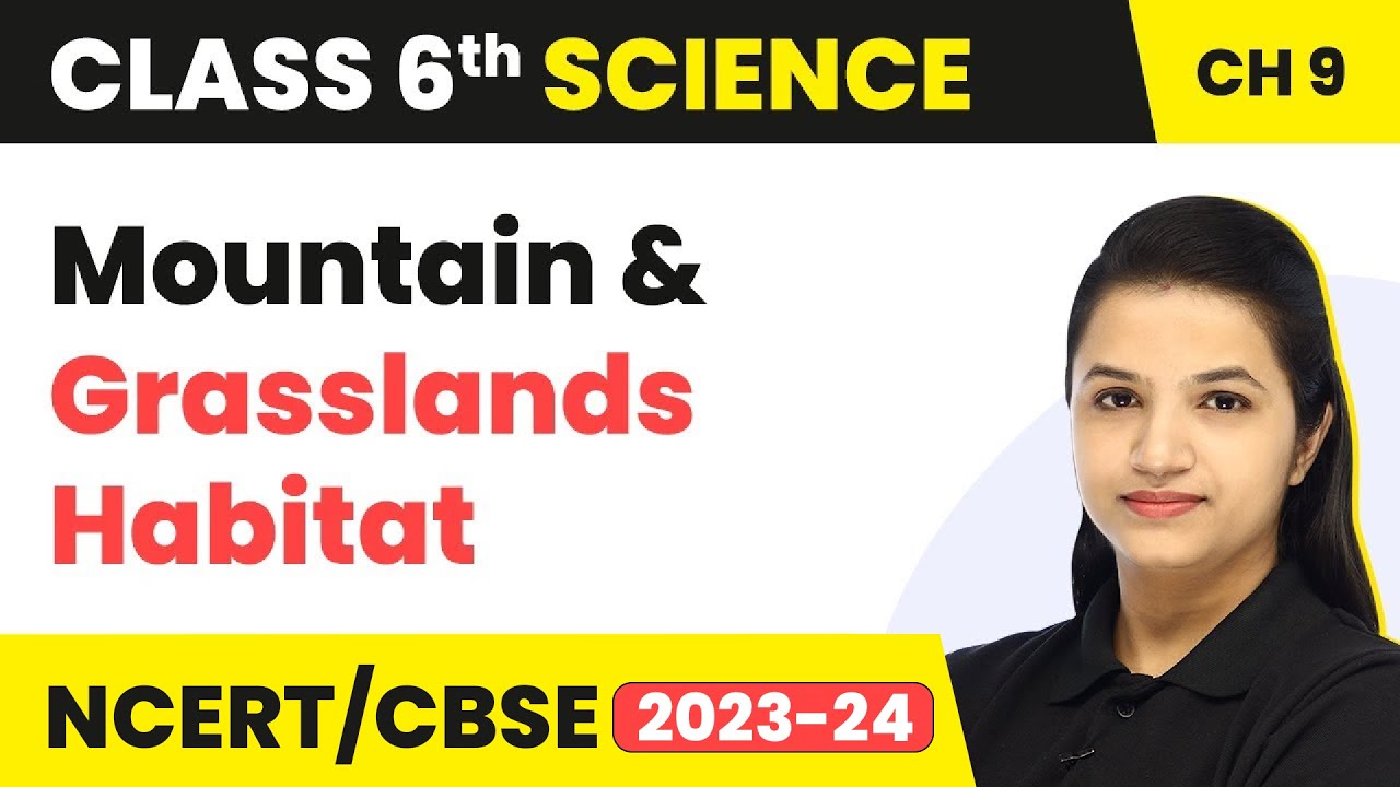 Class 6 Science Ch 9 Mountain & Grasslands Habitat The Living