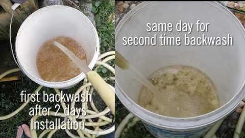 MyUF Ultrafiltration Backwash