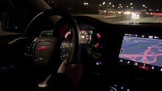 DODGE DURANGO SRT HELLCAT NIGHT DRIVE POV