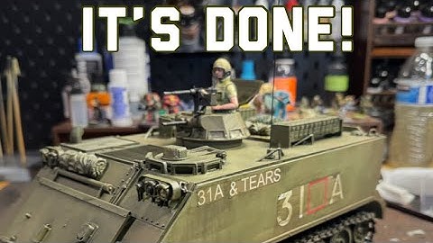 Finished! 1/16 Scale RC M113 Australian Defence Force 