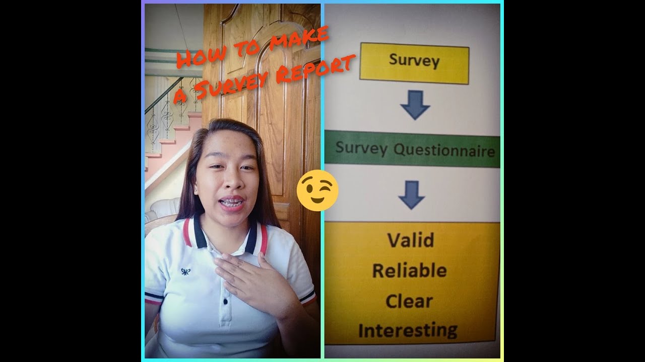 How to make a Survey report+ Survey questionnaire - YouTube