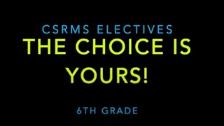 6th Grade Electives