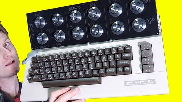 COMMODORE 64 SYNTH KNOB INTERFACE FOR CYNTHCART MEGAMOD
