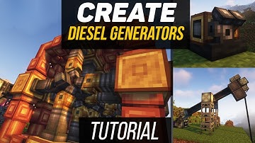 Create Diesel Generators mod. Pump jack. Engines. Tutorial 1.18.2-1.20.1 (minecraft java)