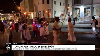 Torchlight Procession opens emancipation festival celebrations