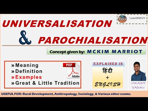 Video: Dab tsi yog universalisation thiab Parochialization?