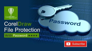 How to add  Password in Coreldraw file || Shashi Rahi