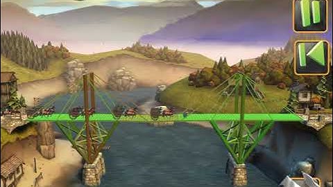 Bridge Constructor Medieval FULL WALKTHROUGH with all Golden Crowns Collected LEVEL IV - 13