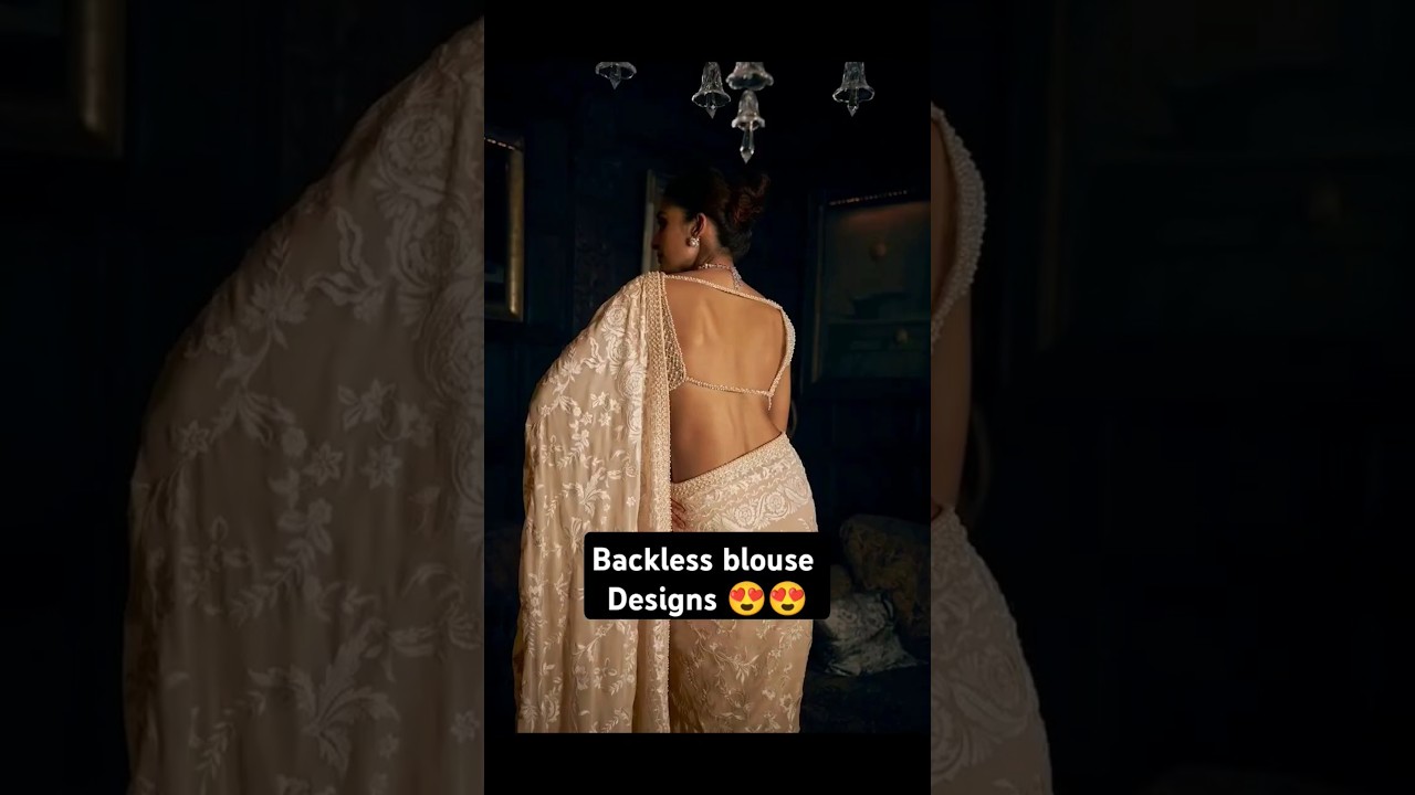 Backless blouse designs trending | ABHIASHU 