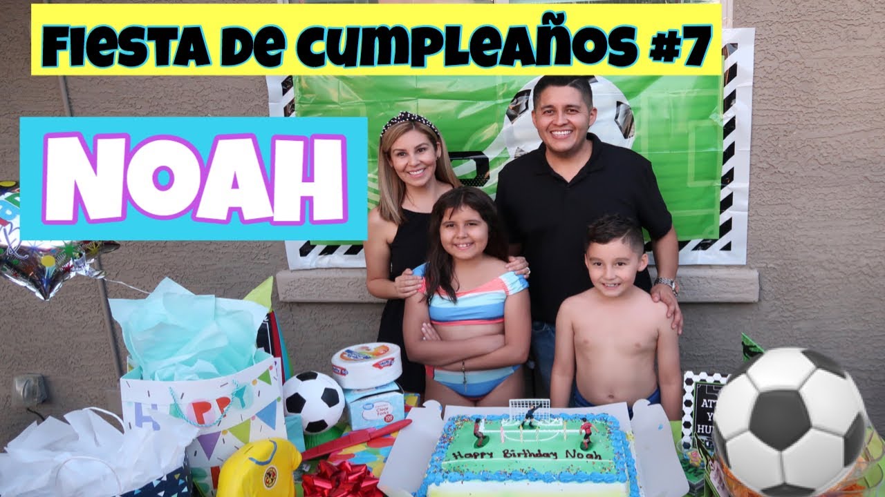 FIESTA DE CUMPLEAÑOS DE NOAH #7 🔵 WATERSLID 🟢 BIRTHDAY PARTY 🥳