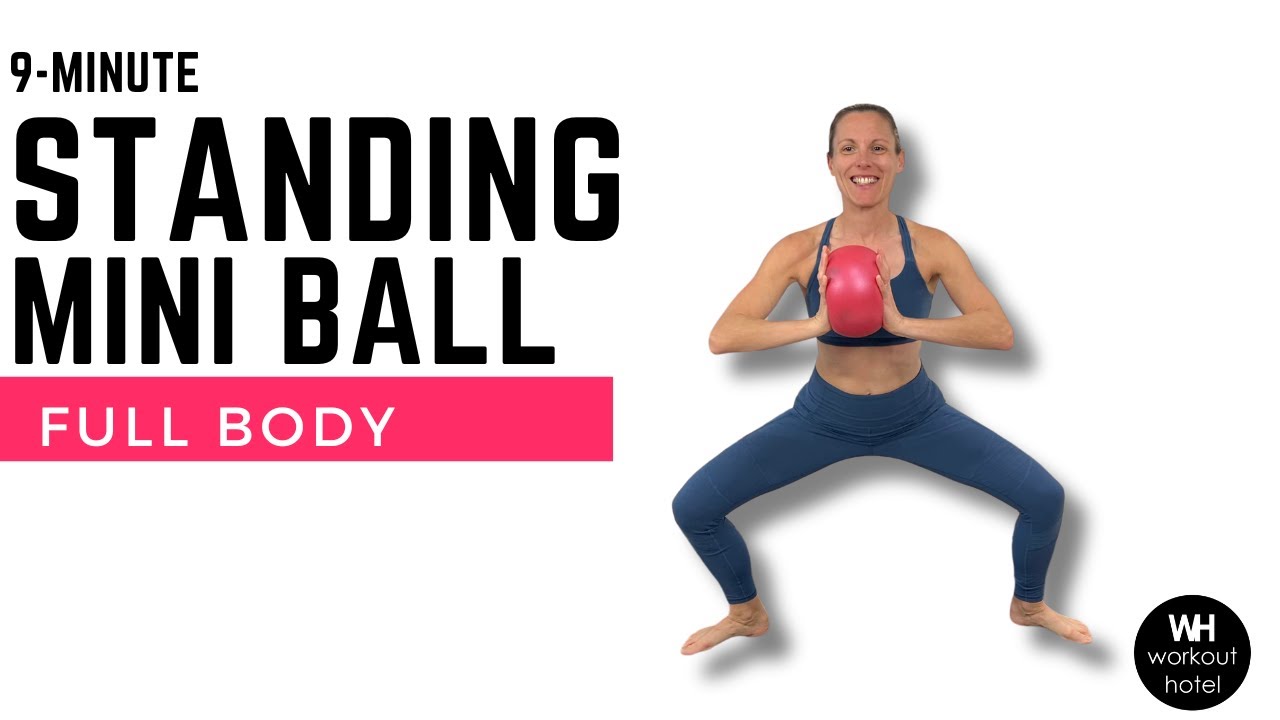 STANDING MINI BALL WORKOUT | IN 9-MINUTES you will feel the BURN 🔥 [MOBILITY]