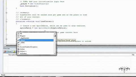 2D Video Playback in XNA