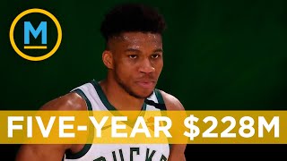 Giannis Antetokounmpo signs richest contract in NBA history | Your Morning