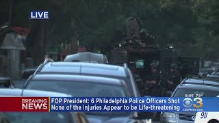 Police Remain On Scene In Nicetown-Tioga Following Officer Shooting