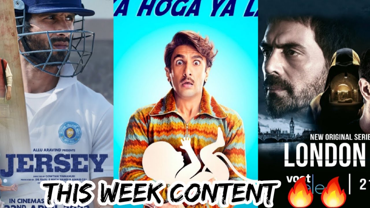 Upcoming Web Series And Movies April 2022(This Week) | London Files, Jersey | Mx Player,Zee5,Voot |