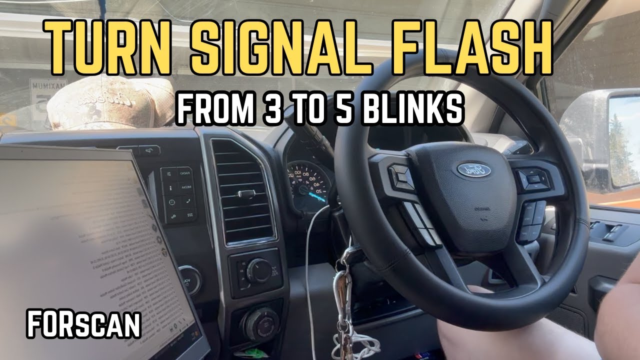 Change F150 Lane Signal Flashes with FORScan | Easy Truck Mod!