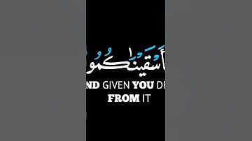 فأنزلنا من السماء ماء | #ملون#سورة_الحجر #هزاع_البلوشي كرومات شاشه سوداء قران كريم