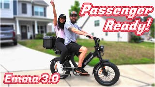 Rollroad Emma 3.0 Moped eBike  Dual 52V Batteries & Dual Suspension