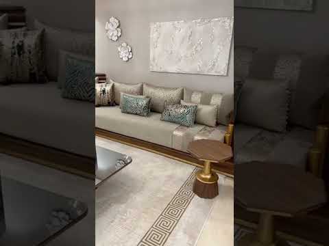 الصالون المغربي 2023 أشكال جديدة ألوان ربيعية Salon Marocain 2023 