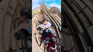 Roller coaster pov #rollercoaster #themepark #subscribe #viral #subscribers #amusementpark #pov #8k
