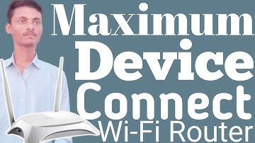 How To Set Limit Maximum Device Connected In Tp Link Router||MPS|| Sameer Swaraj @SAMEER1GAMER