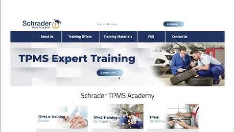 How to Become TPMS Expert? Visit TPMSAcademy.com by Schrader