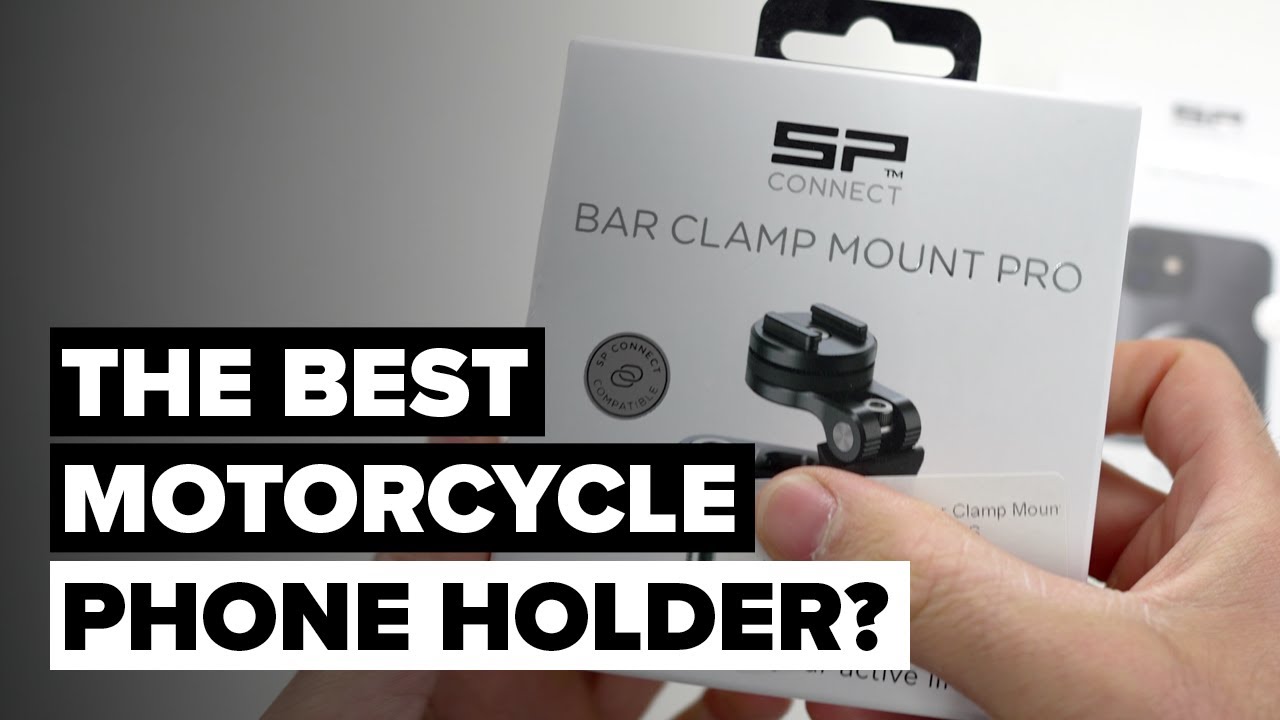 This is Nice, a new Phone Holder! SP Connect Bar Clamp Mount Pro Iphone Ducati Monster 1200S