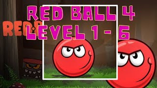 Red Ball 4 - Walkthrough Gameplay Part 1 Levels 1 - 6