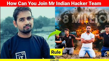 How Can You Join Mr Indian Hacker Team | #mrindianhacker #shorts