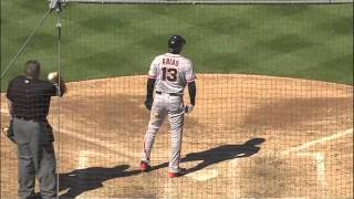 2012/09/30 Volquez nabs Arias at home