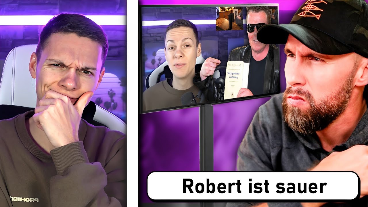 Robert Marc Lehmann hat starke Schmerzen bei meinem Video