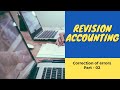 Correction of errors - Part 2
