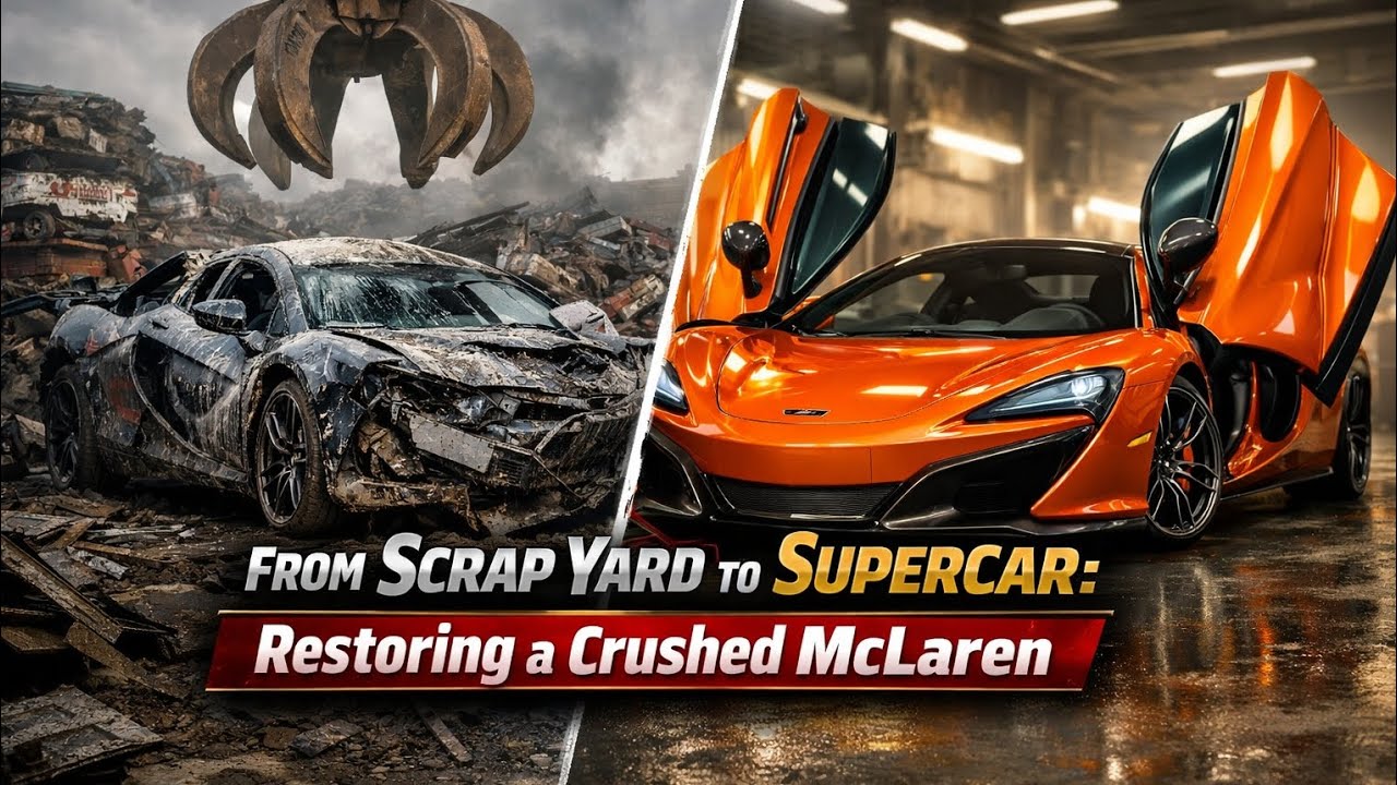 Can a Crushed McLaren Be Saved? | Insane Supercar Rebuild