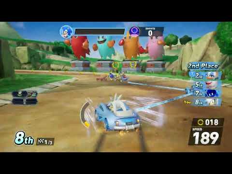 Sonic Racing Crossworlds: 35th Anniversary Festival Race #6 (Pac-Village & Maze) [4K]