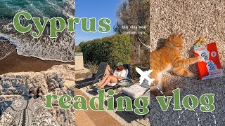 Cyprus reading vlog 📚 this video may contain cats