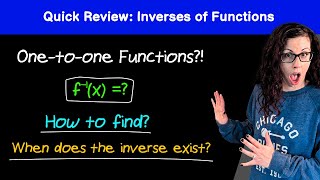 Quick Review: Inverses of Functions