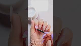 Easy 3D Bow Gel Nails for Beginners #nails #nailinspo #nail #nailart