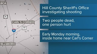 Gruesome scene inside Hill County home where two people found shot to death