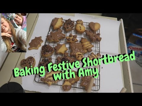Baking Tanya Burr's Shortbread With Amy
