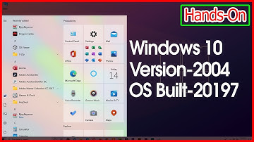 First Look Windows 10 Version 2004 Built 20197, What is the New Features of Windows 10 ✔✔✔