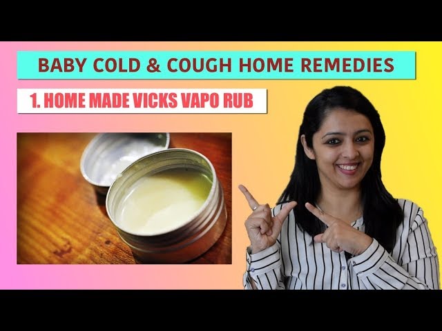 baby rub for cold